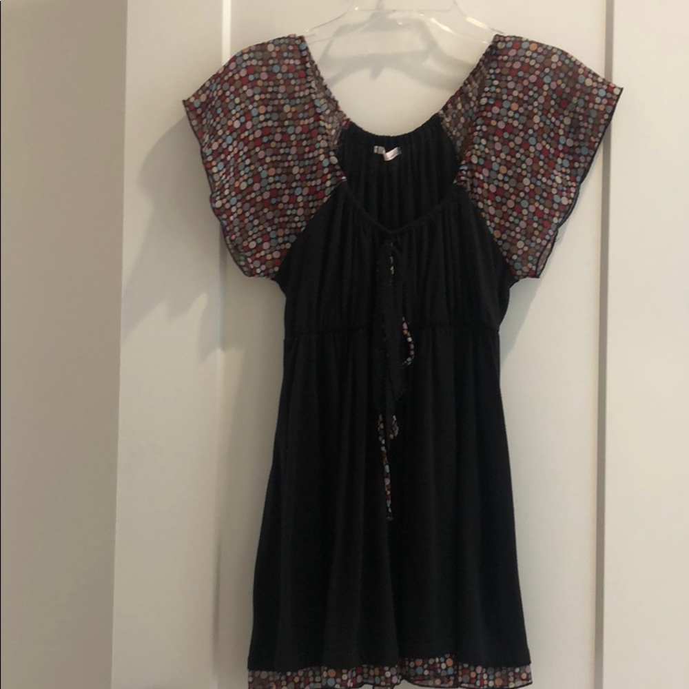 Black Loveholic Tunic